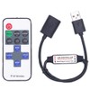 Vrabocry 11 Keys LED Strip Controller Mini Dimmer RF Remote