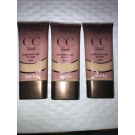 COVERGIRL 3 Tube Lot COVERGIRL QUEEN COLLECTION CC Cover & Care Cream Q600 RICH SAND uns