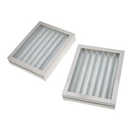 vhbw 2x Filter G4 Replacement for Paul 524000040 for Air Ventilation Device - Filter Set, 25 x 20 x 9 cm, White