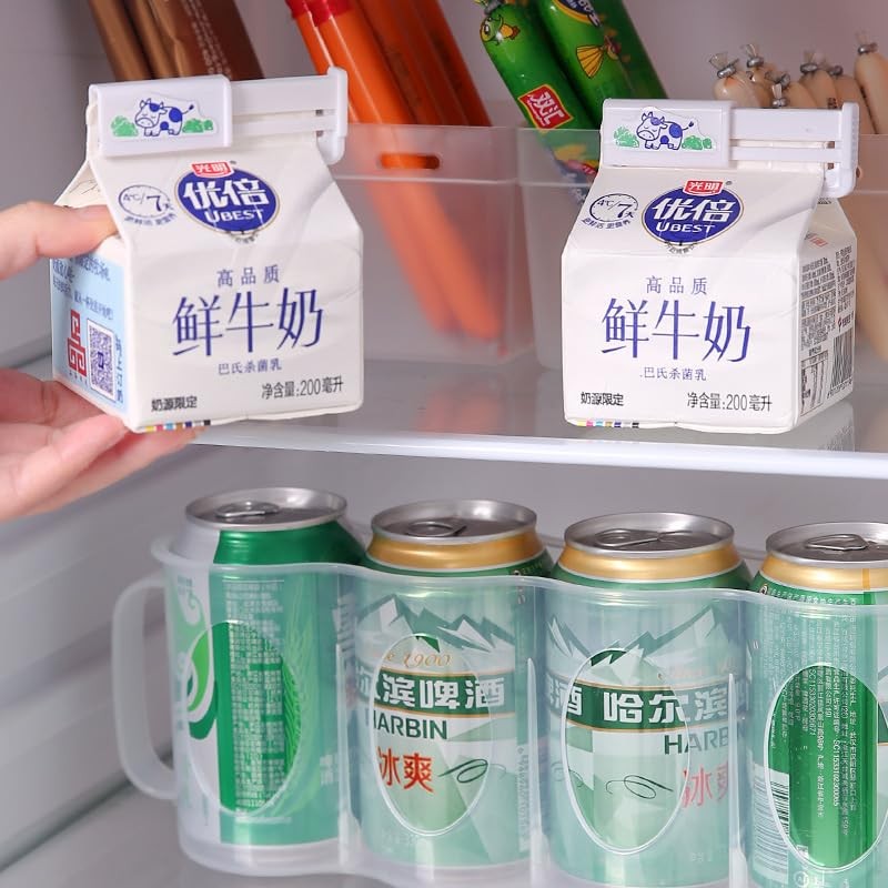 2pcs Milk Sealing Clips Milk Box Sealing Clips Food Bag