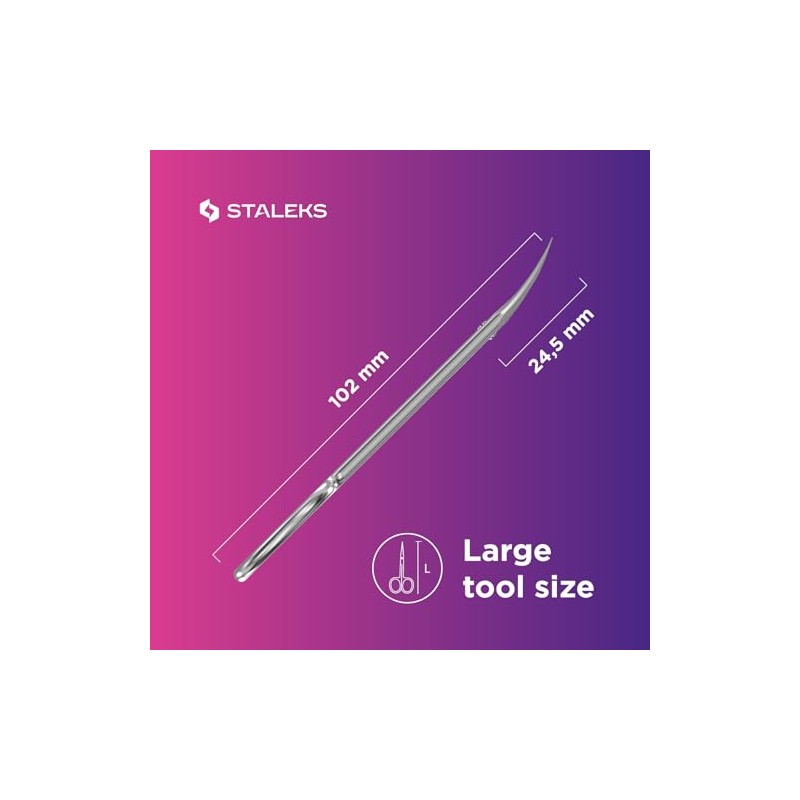 STALEKS Pro Expert SE-50/3 - Tijeras profesionales para cutículas (longitud