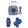 TOPK USB Desk Fan 2Pack Mini Personal Fan Portable, Strong