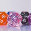 10PC D20 Polyhedral Dice Set 22mm for DND RPG MTG