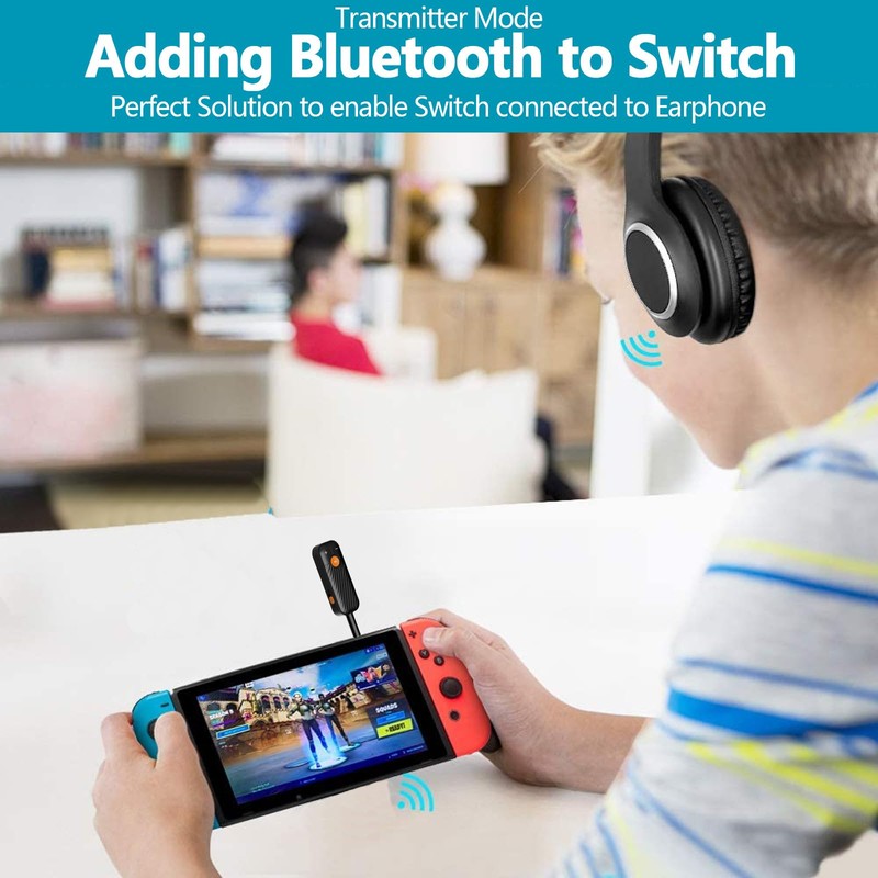 Bluetooth 5.2 Adapter 2 in 1 Bluetooth Transmitter TV Bluetooth