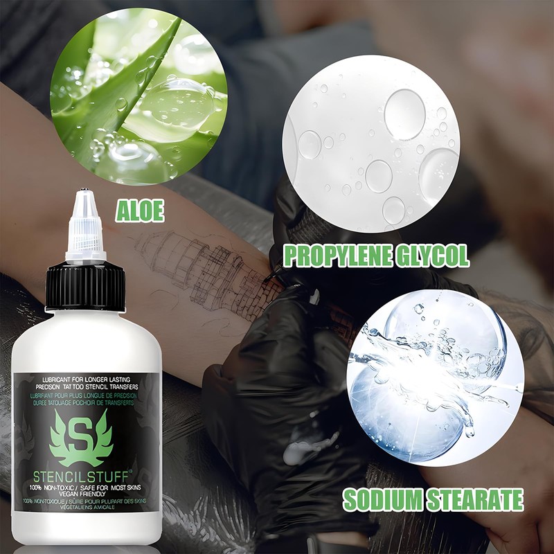 Raincol 1Pcs 4oz Stencil Stuff Tattoo Thermal Transfer Solution Bottle