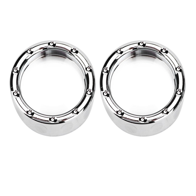 2pcs Aluminum Alloy Motorcycle Axle Skull Nut Bolt Cover Cap