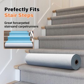 Temporary Floor Protection for Construction, Painting, Renovation, Protector Film for Hardwood Floors, Surface Carpet Protection Film, Tile&Hard Paint Protection Covers 325 sqft (39" x 100'-Sky Blue)