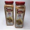 Tone's **2 Packs**Tone's Taco Seasoning ( 23 oz. Each) ~