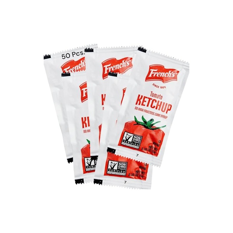 French's Tomato Ketchup, Single Serve Packets, 9 Gr., 50 pcs.
