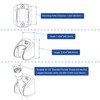 Homewell On Wall Mount Shower Bracket for Handheld shower head,