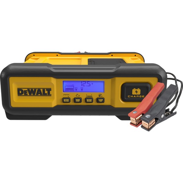 DEWALT DXAEC100 DXAEC100 Professional 30-Amp Battery Charger and 3-Amp Maintainer with 100-Amp Engine Start, Yellow