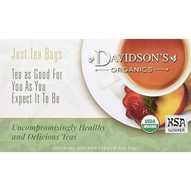 Davidson's Organics, Cranberry Orange, 100-count Unwrapped Tea Bags