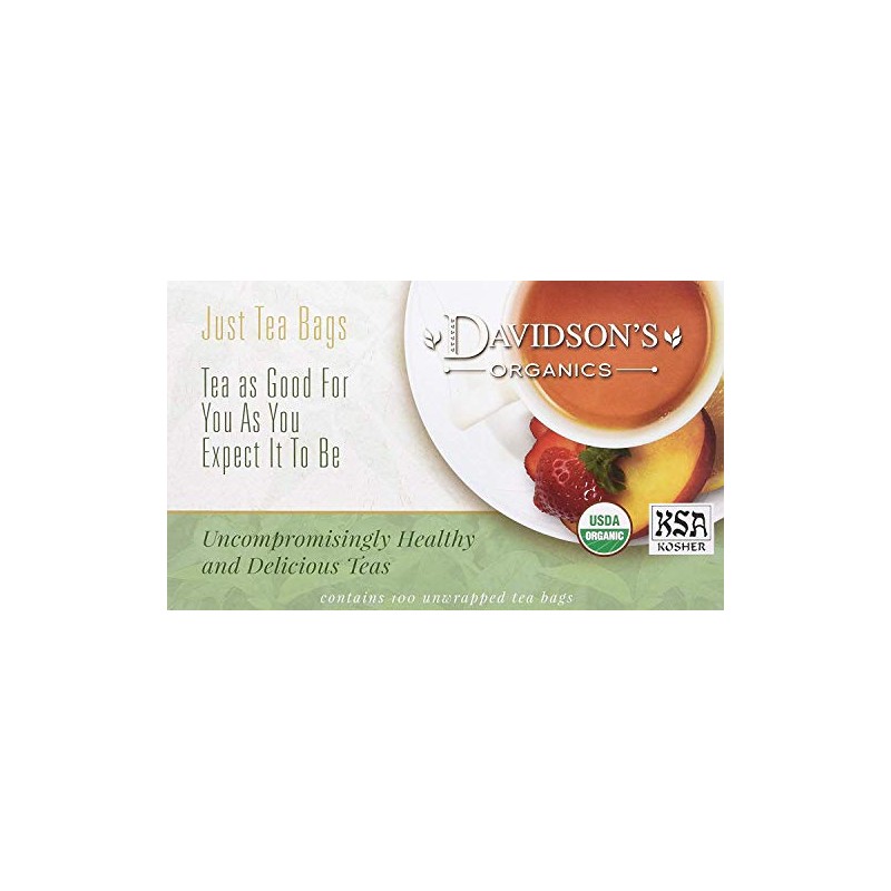 Davidson's Organics, Cranberry Orange, 100-count Unwrapped Tea Bags
