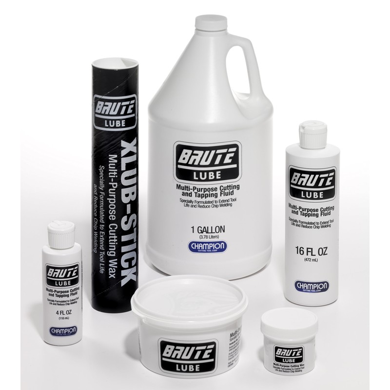 Champion Cutting Tool BruteLube 2 oz Tub Cutting Wax Lubricant: