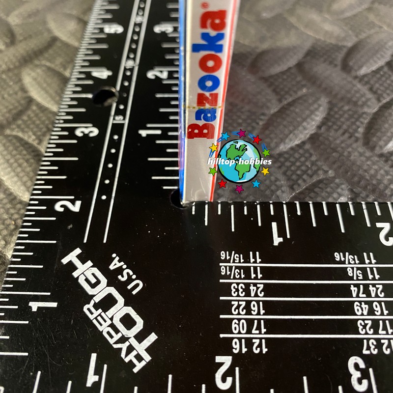 Bazooka 4-PACK LOT OF BAZOOKA ORIGINAL BUBBLE GUM 6 PIECES