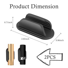 2PCS Car Lipstick Holder,Silicone Upright Lip Chapstick Holder for Car Air Vents,Center Console,Strong Adhesive Car Lip Balm Holder Fun Car Accessories as