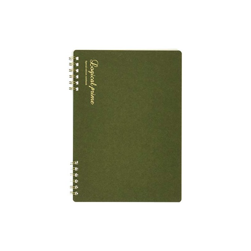 Nakabayashi 65810 Logical Prime Notebook, W-Ring Notebook, A5, A Ruled