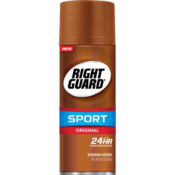 Right Guard Sport Antiperspirant Deodorant Aerosol, Original, 8.5 Ounce (Pack of 12)
