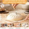 Acessorz Sourdough Bread Baking Supplies,Sourdough Starter Kit,2 Cotton Rope Banneton