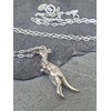 Sterling Silver Kangaroo Australia Marsupial 3D Strength Survival Leadership Charm