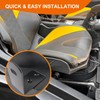 CUSAUTV 10" Under Seat Speaker Pod Panel for Maverick R,