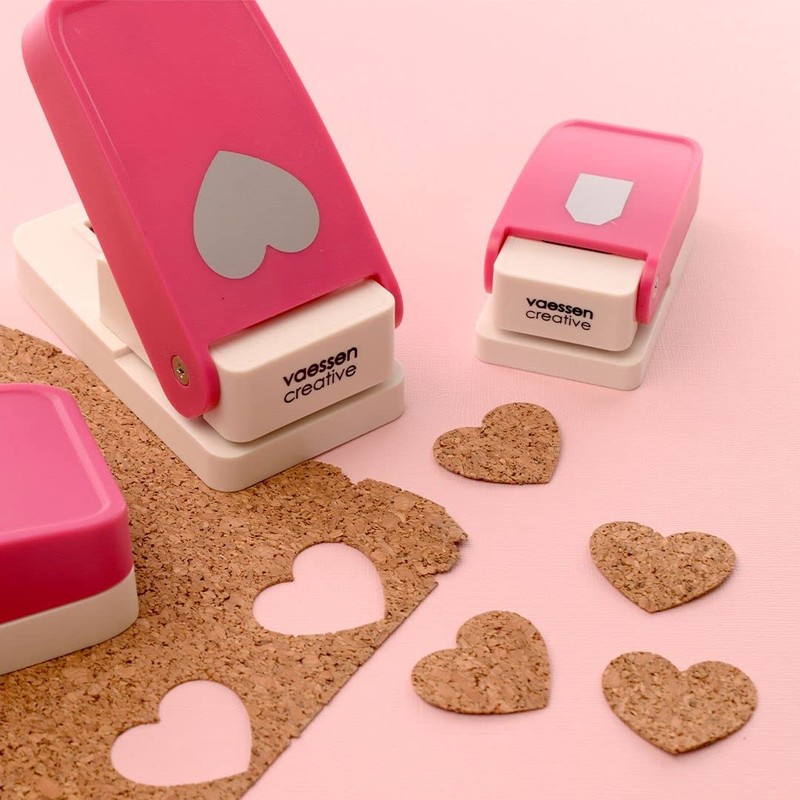 Vaessen Creative Heavy Duty Craft Punch - Heart - 3,75