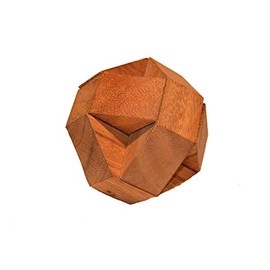 Cube Lock Ball Designer 3D Puzzle with 6 Pieces, Wooden Puzzle Game, Interlock Puzzle, Puzzle Cube, Brain Teaser, IQ Test, IQ Puzzle, Learning Puzzle, Trick Puzzle,