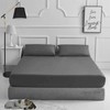 EXQUIZIT HOME Fitted Bed Sheet With Matching FREE 2 X