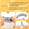 2 Pares Pestañas Magnéticas Natural Reutilizables + Aplicador Aspecto Natural