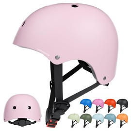 KORIMEFA Kids Bike Helmet Toddler Helmet for 2-13 Years Old Boys Girls Adjustable Skateboard Helmet Multi-Sports Lightweight Helmet Safety Protection Gear for BMX Cycling Skateboard Scooter