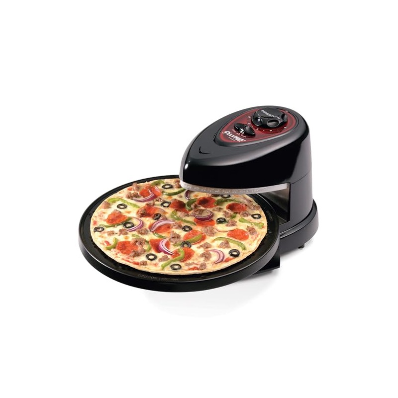 Presto 03430 Pizzazz Plus Rotating Oven, Black