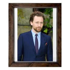 Tom Hiddleston - 14X17 Full Color Photo Sign With Wood Frame PTR #G1201870