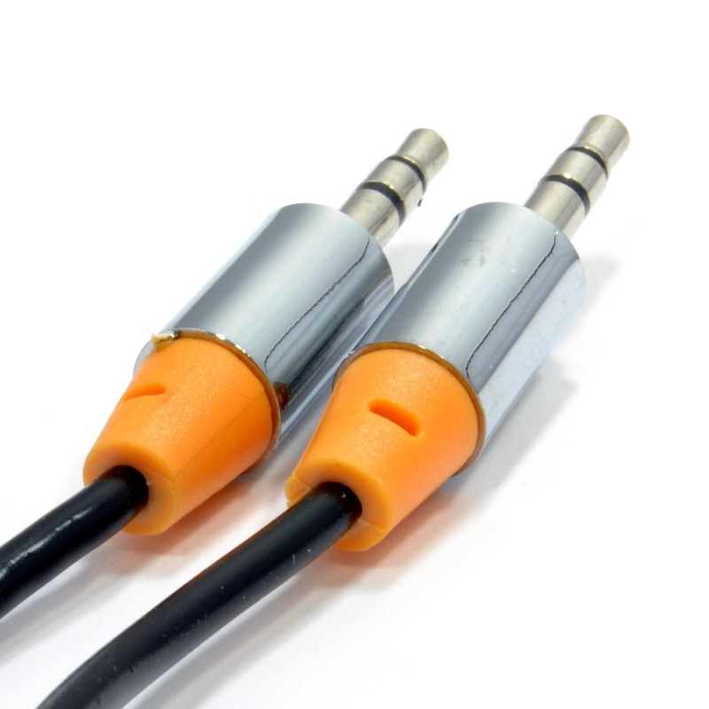 kenable PRO METAL Orange 3.5mm Jack Male to Male Stereo
