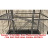 54"/64" Extra Large Wrought Iron 4-Levels Ferret Chinchilla Sugar Glider
