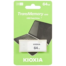 KIOXIA TransMemory U202 64GB USB Memory USB Memory USB 2.0 Cap Type White Foreign Retail LU202W064GG4