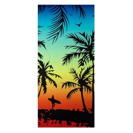 Rifuli Mikrofaser Strandtuch Ultra LEICHT Böhmisches Afrikanisches Muster Badetuch Sanddicht Stranddecke Reise Mehrzwecktuch 75 X 150 cm Handtücher Duschtücher Set (A, One Size)
