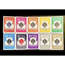 Bicycle Playing Cards Decks Rider Back Color  Collection 10 Decks SEALED