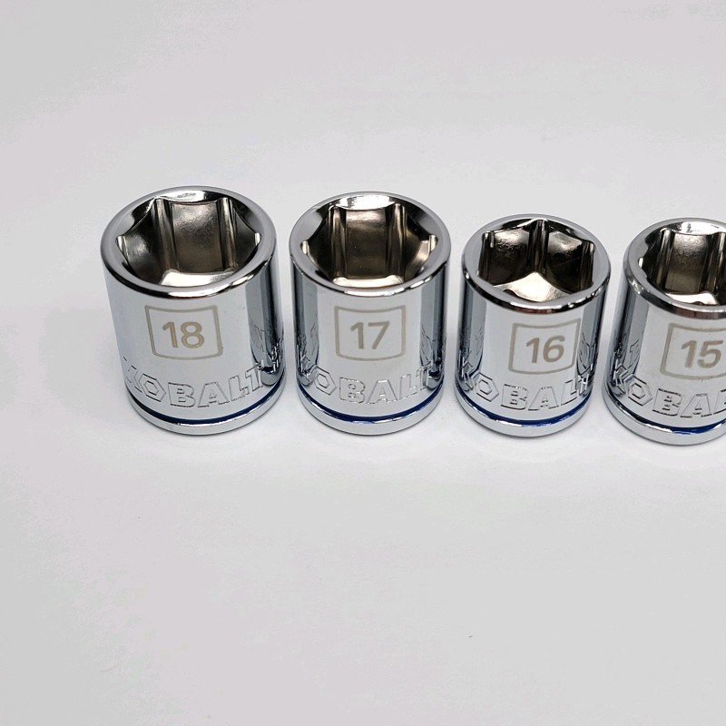 KOBALT TOOLS NEW - 9 PC KOBALT 3/8 INCH DRIVE