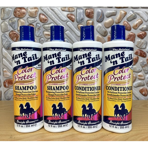 4PK MANE N TAIL COLOR PROTECT SHAMPOO CONDITIONER 12 OZ