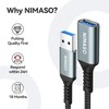 NIMASO USB 延長ケーブル USB3.0規格 3.0m タイプAオス - タイプAメス USB 延長
