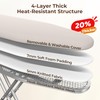 Yaheetech Ironing Board, Compact Iron Board with Cord Holder, Steam