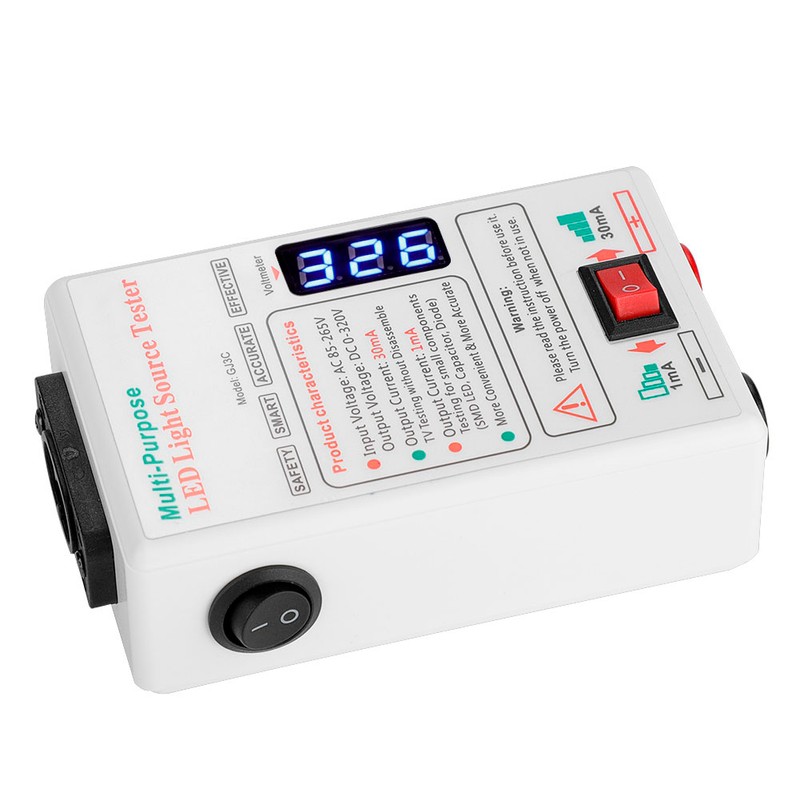 Precise Values LED Light Tester Dual Insulation Design High Brightness