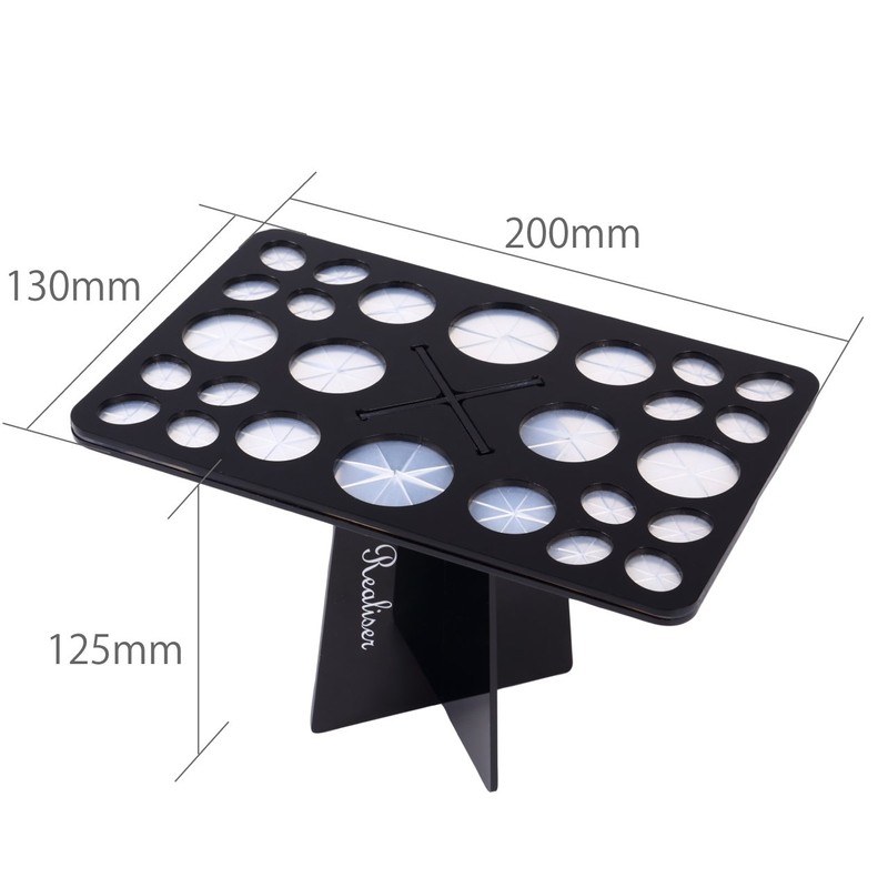 SE Realiser meikuburasisutando Brush Holder Black Makeup Brush Cleaning after