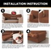 PrinceDeco T Cushion Loveseat Slipcover 3 Pieces Sofa Covers for