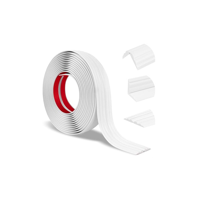 Wall Corner Protector Peel and Stick Corner Trim Molding Flexible