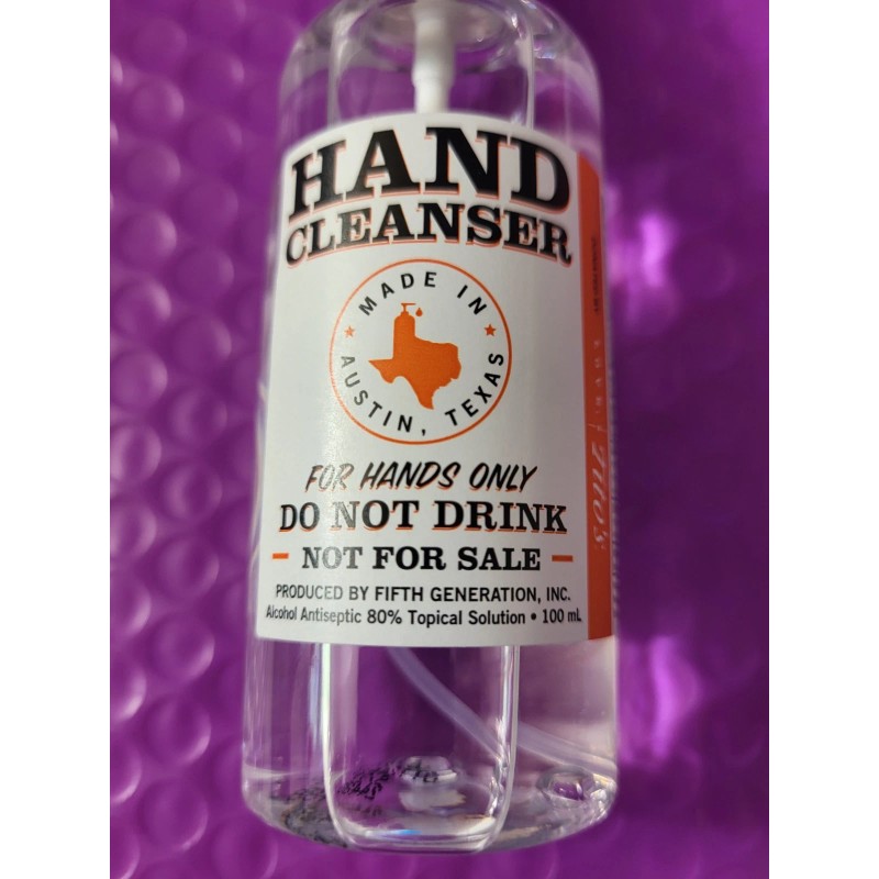 Tito's Hand Cleanser 100 ml Collectible Spraying Plastic Bottle Rare