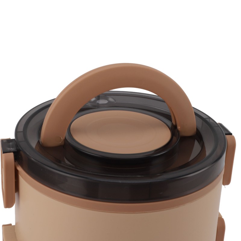 Stainless Steel Lunch Container Round Shape Lightweight Insulation Compact Lunch