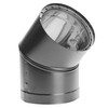 DuraVent 6DVL-E45 DVL Galvanized Steel/Stainless Steel Double Wall Wood Burning
