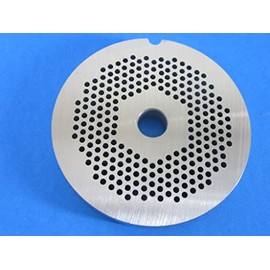 #12 X 1/16 (2MM) Very Fine Grind Meat Grinder Disc Plate Hobart Cabelas LEM. 2mm for minced texture meats. MADE IN ITALY