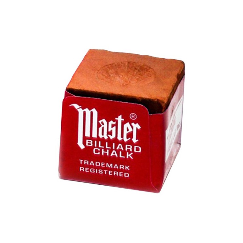 Imperial Master Billiard/Pool Cue Chalk Box, 12 Cubes, Rust